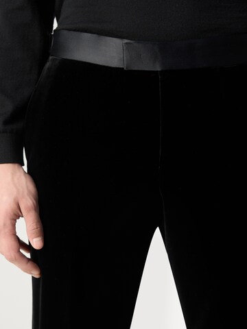 BOSS Slimfit Hose 'H-Genius-Tux-244' in Schwarz