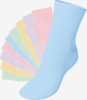 footstar Socken 'EVERYDAY!' in Blau: Vorderseite
