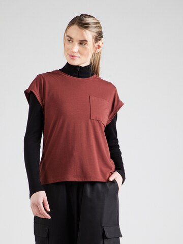 COLUMBIA Sportshirt 'Boundless Trek' in Rot: Vorderseite