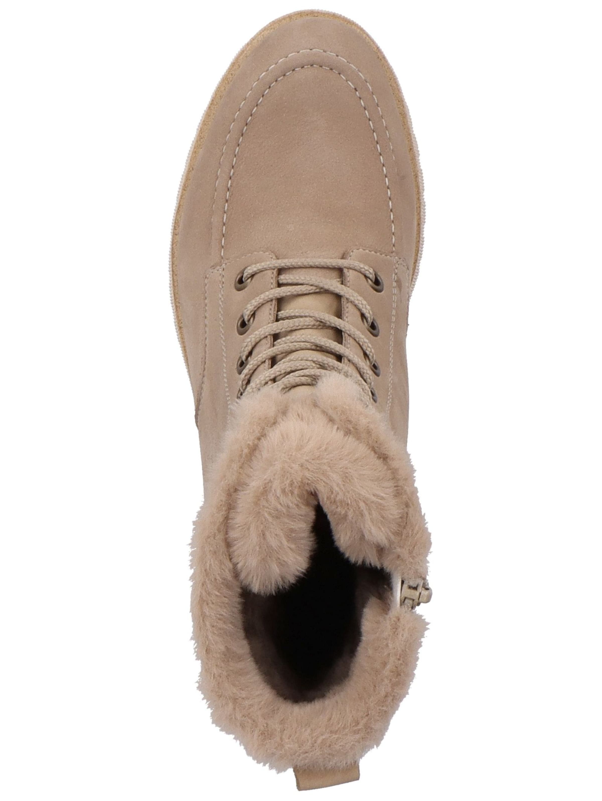 REMONTE Lace-up bootie in Beige