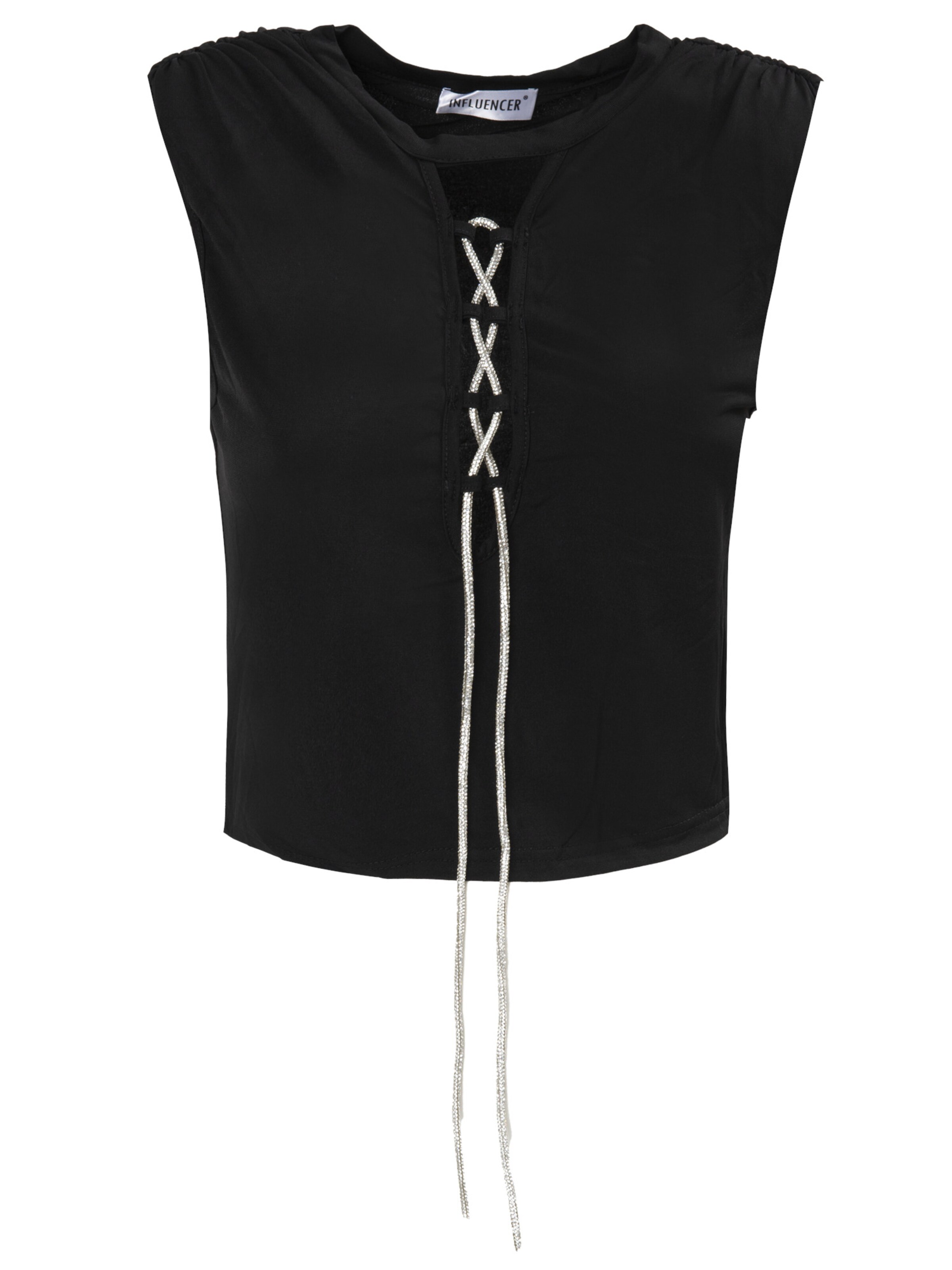 Influencer Topp, värv must: eest vaates