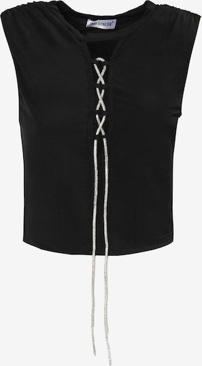 Palaidinė be rankovių iš Influencer, spalva – juoda / sidabrinė, Prekių apžvalga