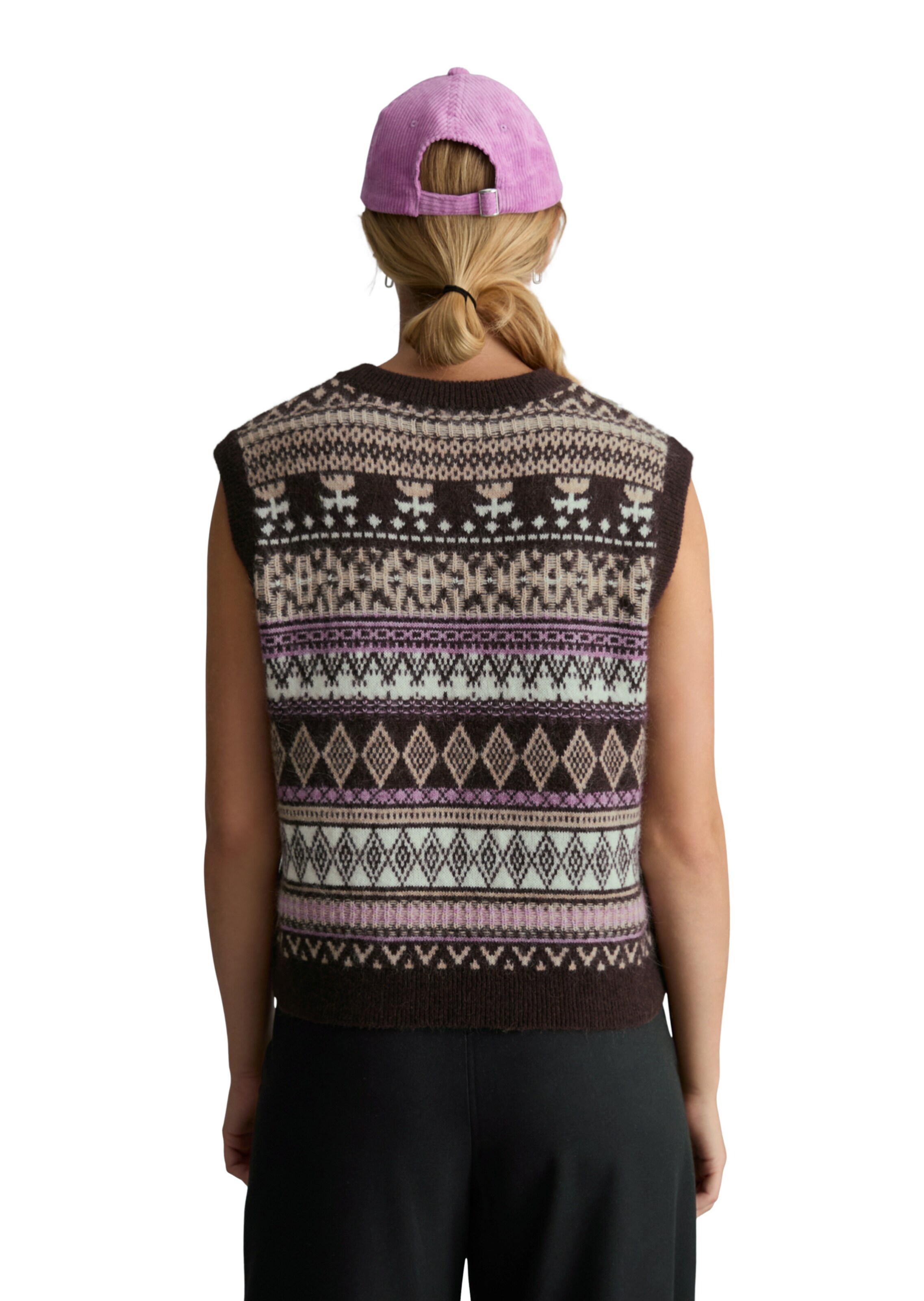 Marc O'Polo DENIM Knitted vest in Brown
