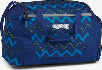 Borsa sportiva di ergobag in blu: frontale