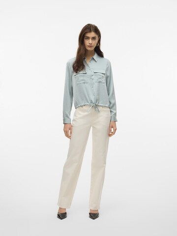 VERO MODA Bluse i grøn