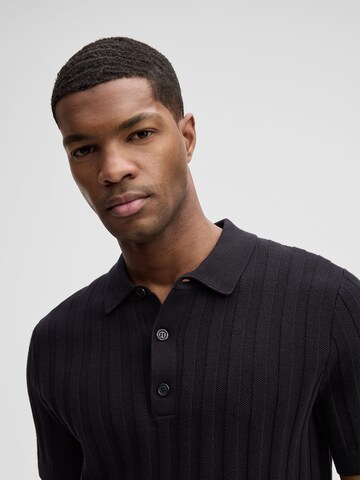 STRELLSON Shirt 'Robas' in Zwart