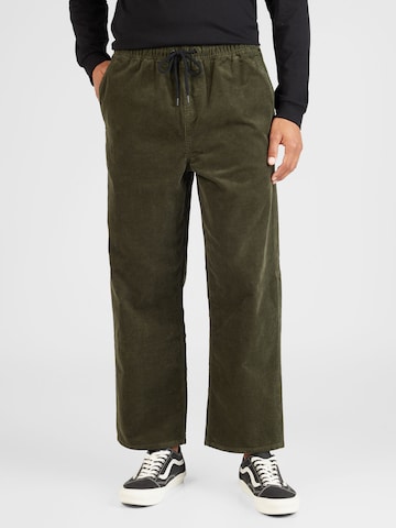 Volcom Loosefit Broek in Groen: voorkant