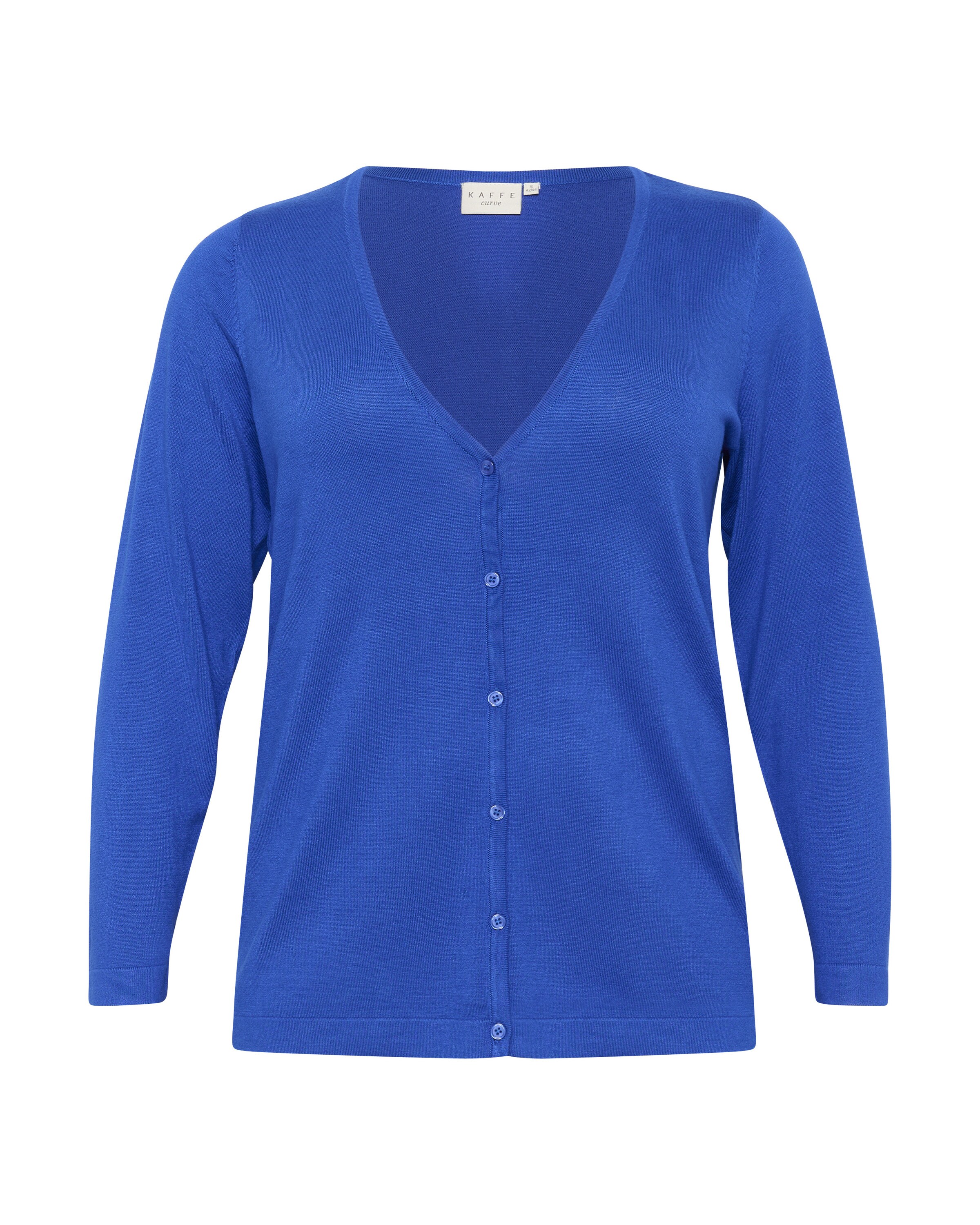 KAFFE CURVE Cardigan 'Farsia' i blå: forside