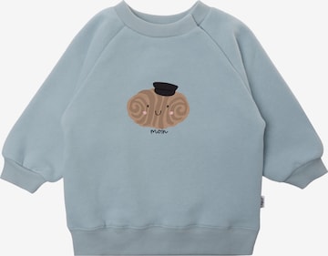 LILIPUT Sweatshirt 'Franzbrötchen' in Blau: Vorderseite