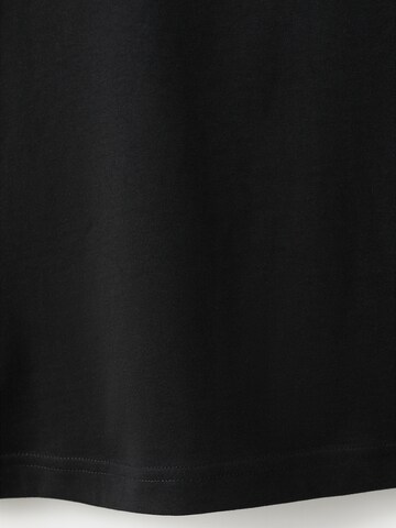 MANGO Majica 'CHALS' | črna barva