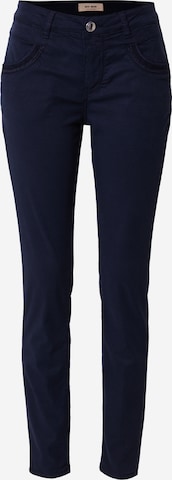 MOS MOSH Broek in Blauw: voorkant