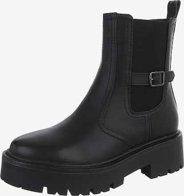 Ital-Design Chelsea Boots in Black: front