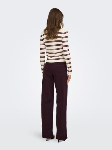 Wide Leg Jean 'ONLMadison' ONLY en rouge