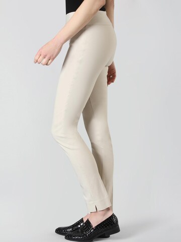 Lisette L Slim fit Pants 'Perfectly fitting' in Beige