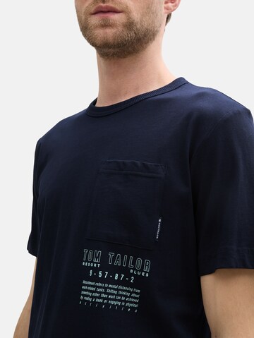 TOM TAILOR Shirt in Blauw