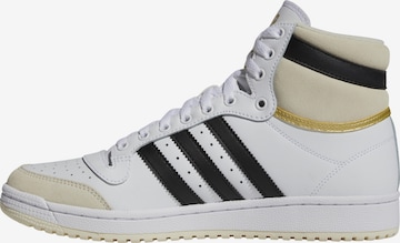 ADIDAS ORIGINALS High-Top Sneakers in White: front