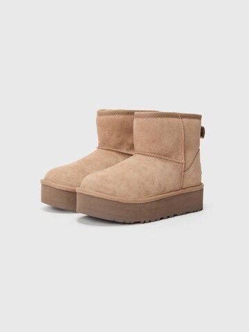 UGG Snowboots 'CLASSIC MINI' i brun