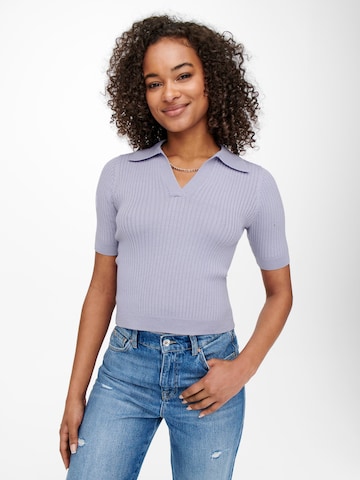 Pull-over ONLY en violet : devant