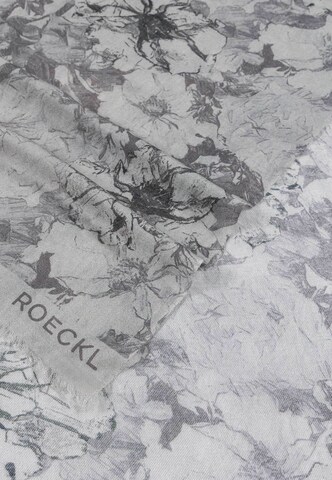 Roeckl Sjaal 'Flower Wind' in Grijs