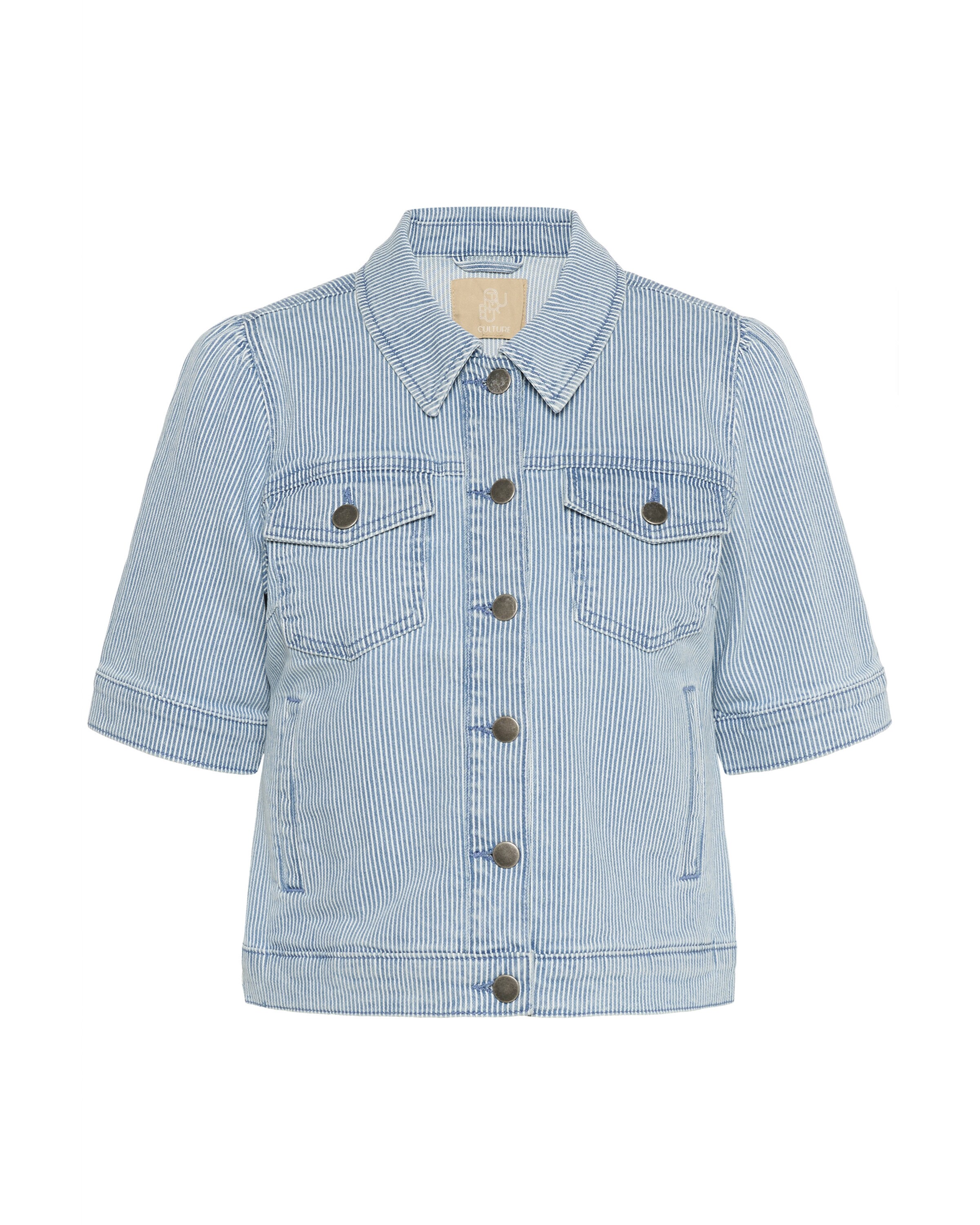 Veste mi-saison 'Milky' CULTURE en bleu : devant