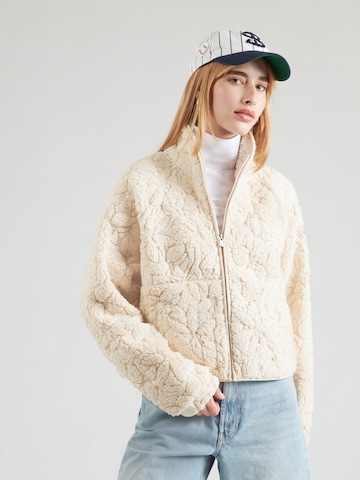 Veste en polaire ROXY en beige : devant