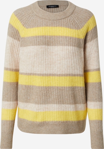 SELECTED FEMME Sweater 'Star' in Beige: front