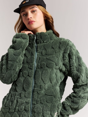 PROTEST Fleecejacke 'PRTPlizzy' in Grün