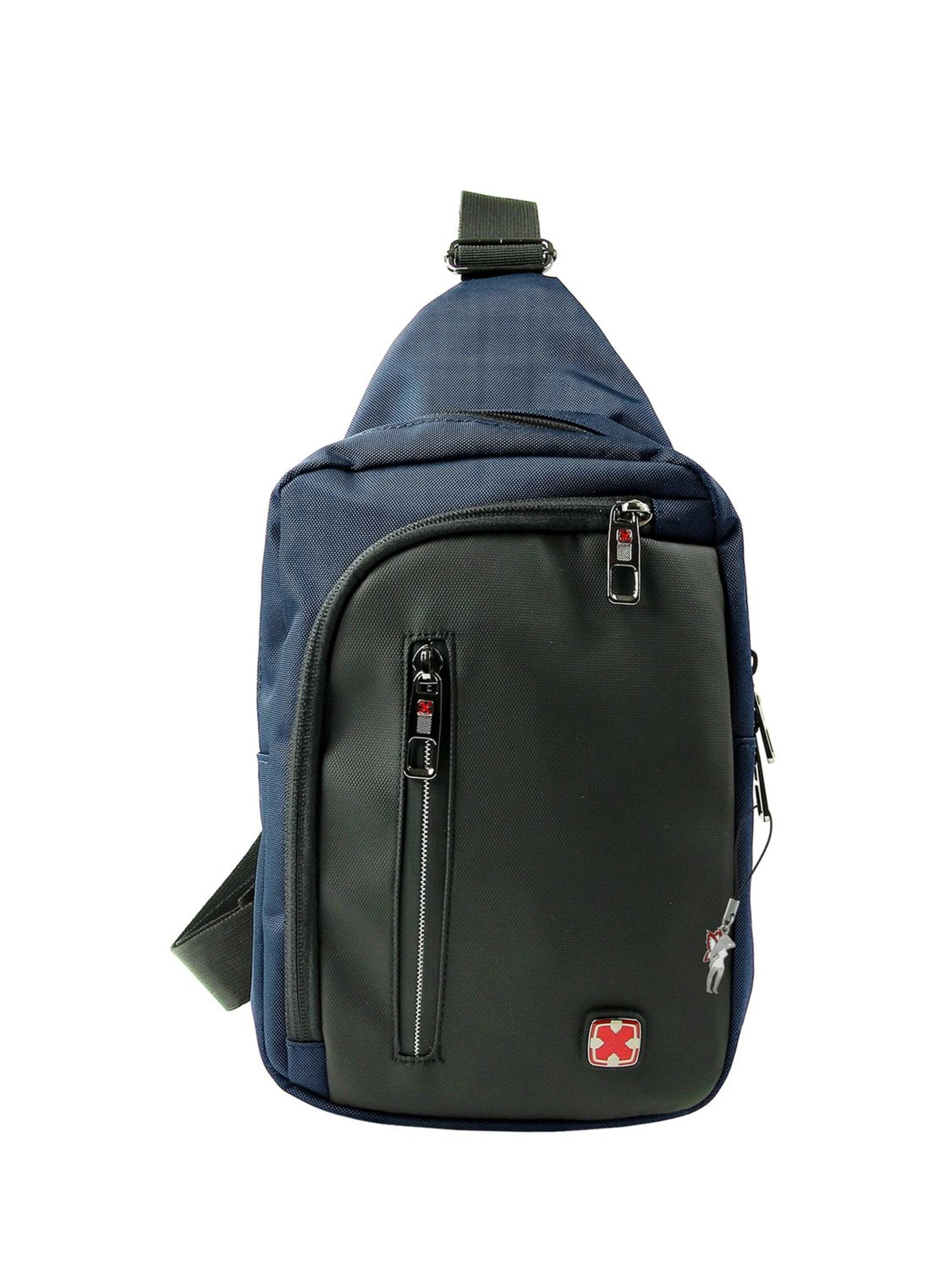 Travel N Meet Schoudertas in Blauw: voorkant