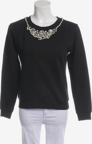 Twin Set Sweatshirt & Zip-Up Hoodie in XS in Black: front