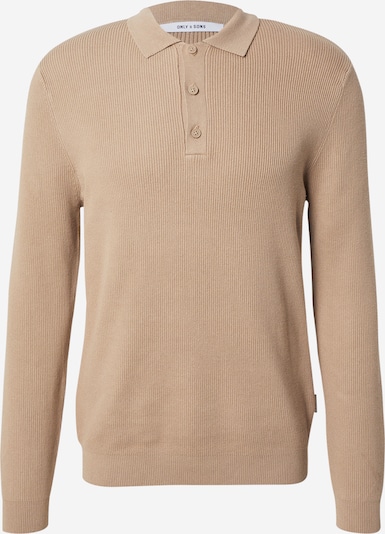 Only & Sons Neulepaita 'ONSPHILL' värissä hiekka, Tuotenäkymä