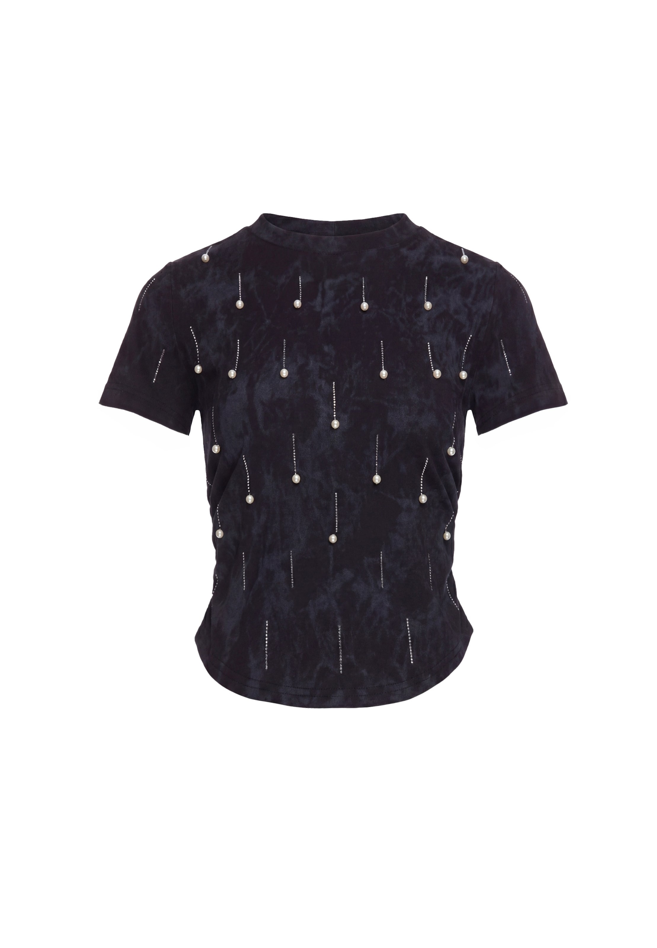 faina Shirt 'Glamour' in Zwart: voorkant