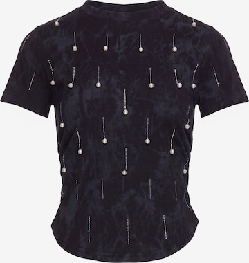 faina Shirt 'Glamour' in Zwart: voorkant