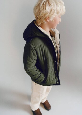 MANGO KIDS Between-Season Jacket 'Escocia' in Green
