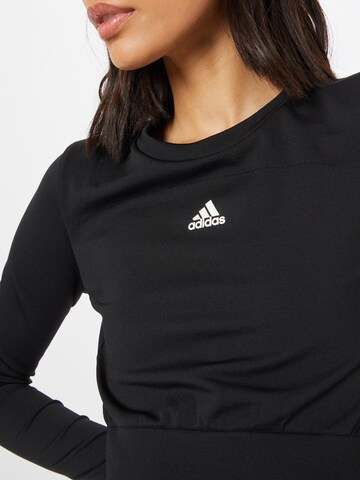 ADIDAS SPORTSWEAR - Camisa funcionais 'Aero Seamless Fitted ' em preto