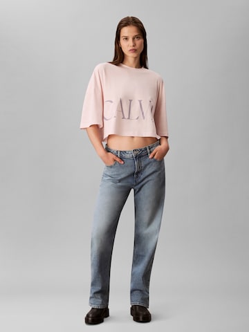 Tricou de la Calvin Klein Jeans pe roz