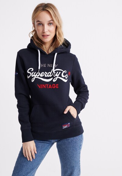Superdry Hoodie in marine rot weiß | ABOUT YOU Superdry Hoodie in opal | ABOUT YOU