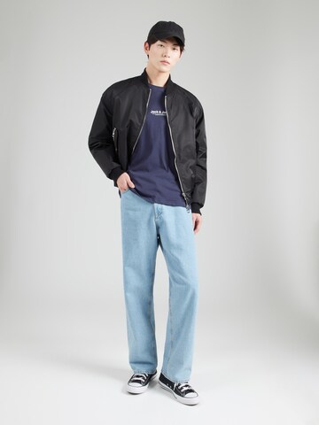 JACK & JONES T-Shirt 'JWHVESTERBRO' in Blau