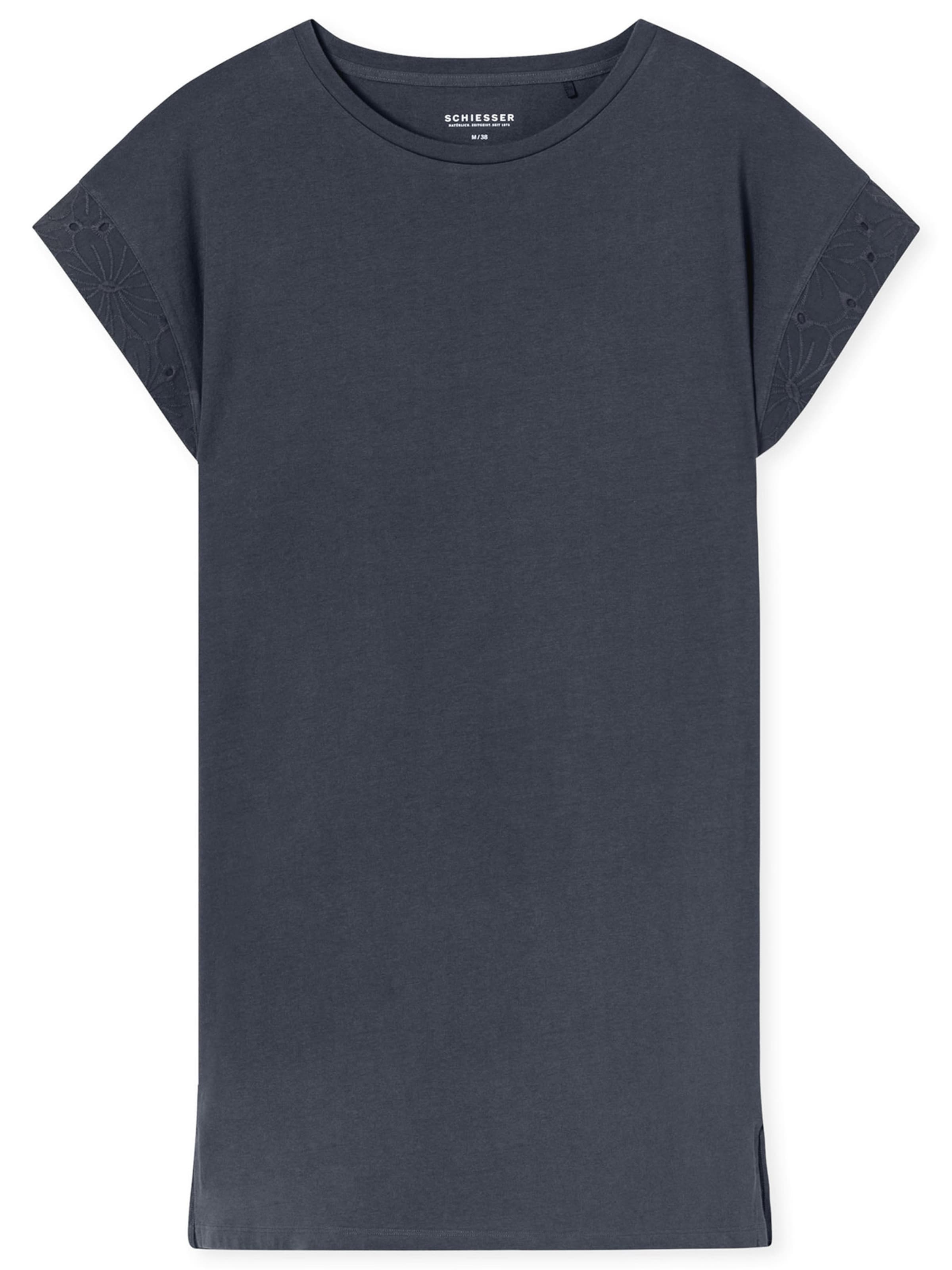 SCHIESSER Nightgown ' Casual Nightwear ' in Grey: front
