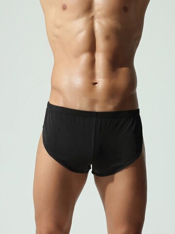 TAUWELL Boxer shorts 'Sport Shorts Home Atmungsaktiv' in Black: front