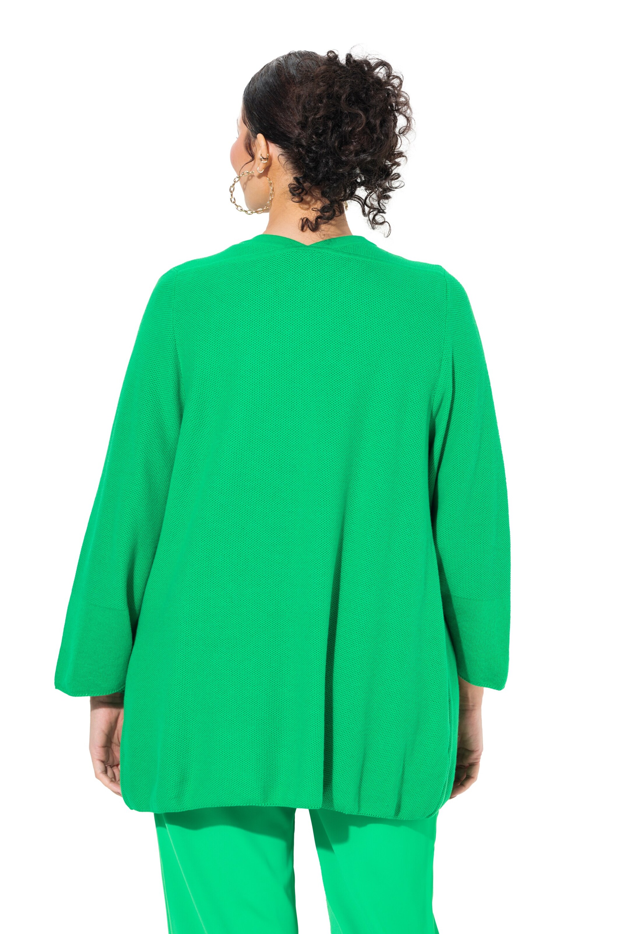 Ulla Popken Gebreid vest in Groen