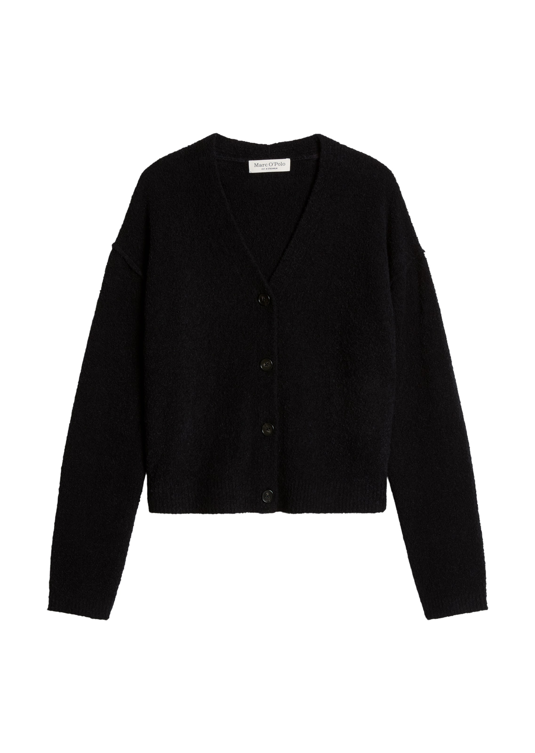 Cardigan Marc O'Polo en noir : devant