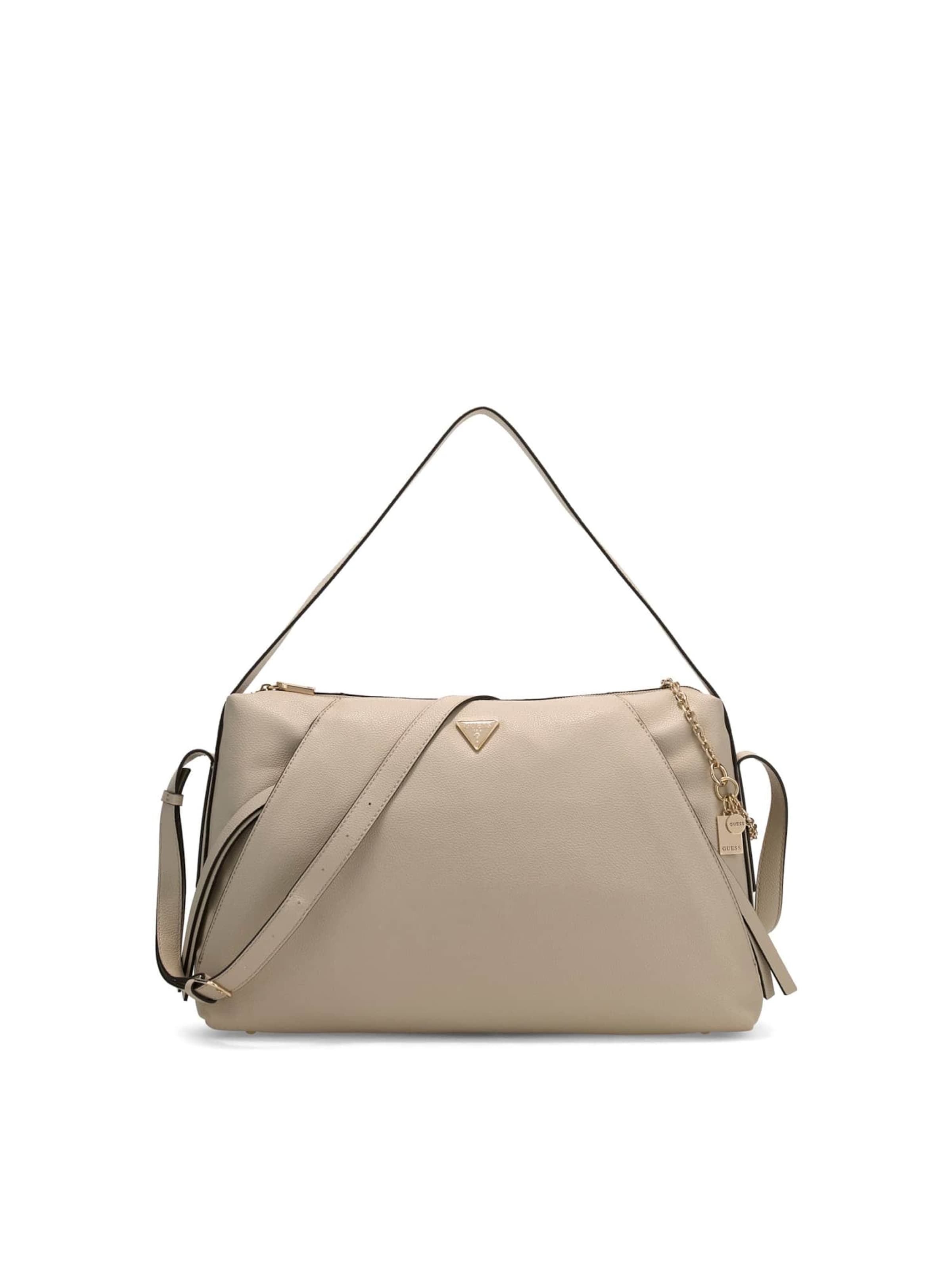 GUESS Schultertasche 'Devon' in Beige: Vorderseite