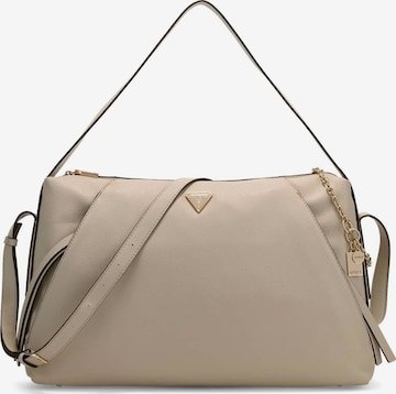GUESS Schultertasche 'Devon' in Beige: Vorderseite
