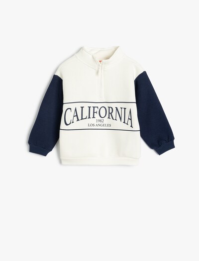 Koton Sweatshirt in Navy / White, Item view