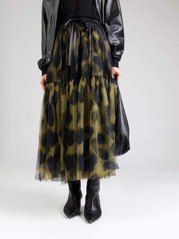 miss goodlife - Falda 'Nature Flow' en verde: frente