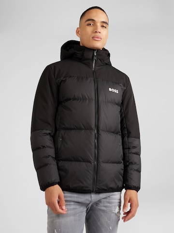 Veste d’hiver 'Hamar1' BOSS en noir : devant