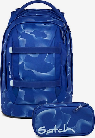 Satch Rucksack in Blau: Vorderseite