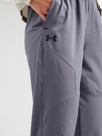UNDER ARMOUR Tapered Παντελόνι φόρμας 'Unstoppable' σε γκρι