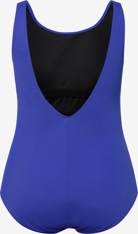 Ulla Popken Swimsuit in Blue