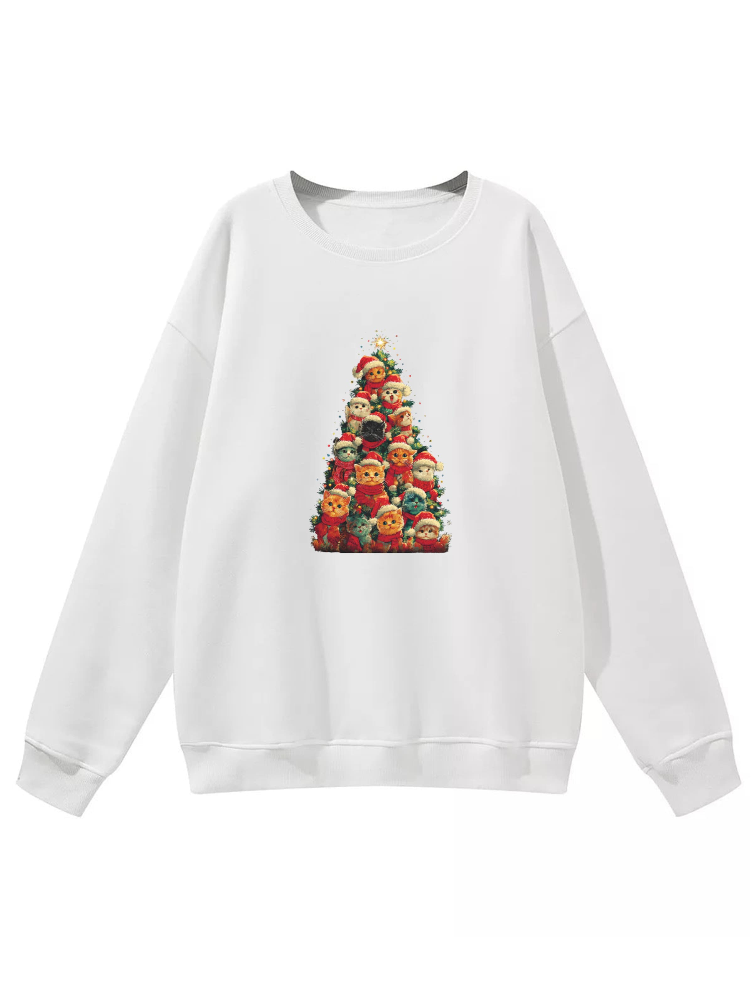 GORHEY Sweatshirt‌ in Weiß